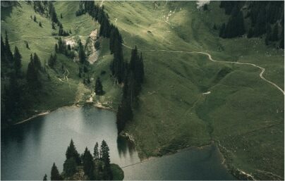 Imagen naturaleza lago montaña